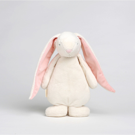 Veilleuse Moonie lapin Powder beige avec oreilles roses MOONIE