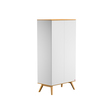 Chambre TRIO lit 70x140 commode armoire NATURE Blanc VOX - 3