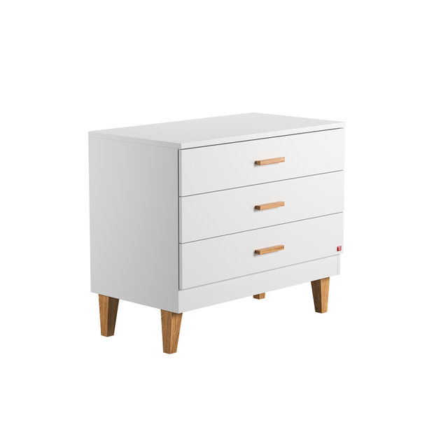 Commode 3 tiroirs LOUNGE Blanc VOX