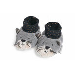 Chaussons chat gris Fernand Les Moustaches