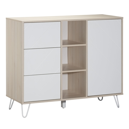 Chambre Trio Lit 70x140 Commode Armoire Happy SAUTHON - 4