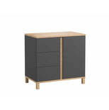 Commode ALTITUDE Graphite/Bois