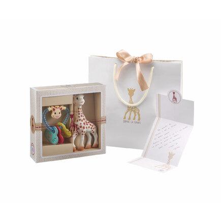 Coffret naissance Sophie la Girafe avec Hochet coeur VULLI - 4