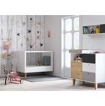 Chambre DUO Concept lit 70x140+commode bois OAK