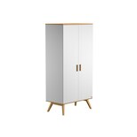 Armoire 2 portes bois blanc NAUTIS