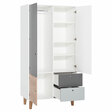 Armoire 2 portes Rouge CONCEPT VOX - 2