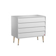 Chambre DUO Lit 60x120 Commode BOSQUE Blanc VOX - 2