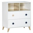 Chambre DUO Lit 60x120 Commode OSLO étoile SAUTHON - 2