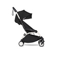 Poussette YOYO Pack 6+ Noir / cadre blanc STOKKE - 3