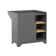 Chambre DUO Lit 60x120 Commode LEAF Graphite/Bois VOX - 4