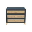 Chambre DUO Lit 60x120 Commode NAMI Onyx THEO - 4