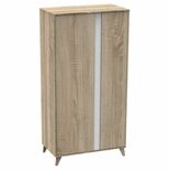 Armoire 2 portes NOVA Blanc