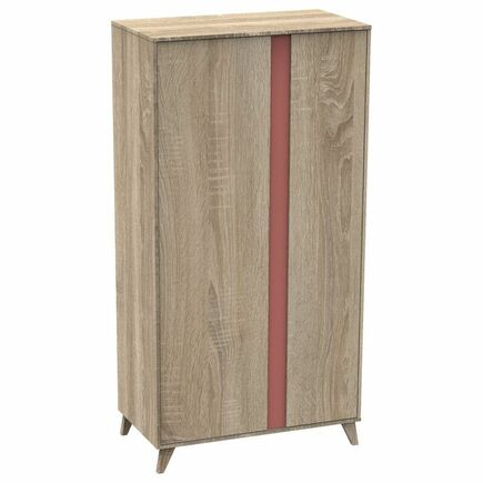 Chambre TRIO Lit 60x120 Commode Armoire NOVA Rose SAUTHON - 3