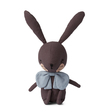 Peluche Lapin 18 cm Gris Picca-Loulou