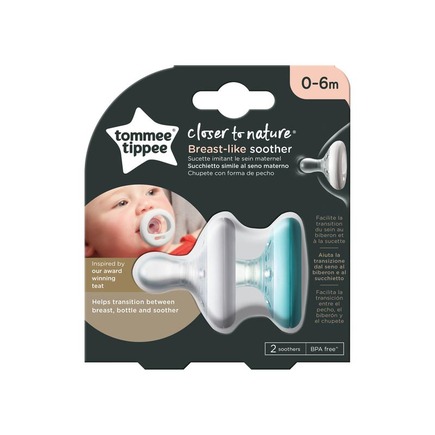 Sucette CTN - Forme Naturelle x2 0-6 mois TOMMEE TIPPEE - 2