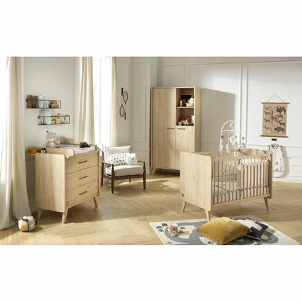 Chambre Trio Lit 60x120 Commode Armoire Arty SAUTHON - 2