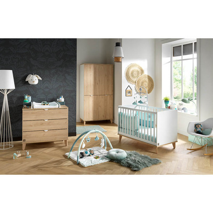 Armoire 4 petites portes AUBIN Bois BEBE9 CREATION - 2