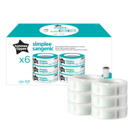 Recharges poubelle SIMPLEE x6 TOMMEE TIPPEE