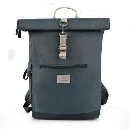 Sac à dos à langer Roll-top Gris  OUTLANDER