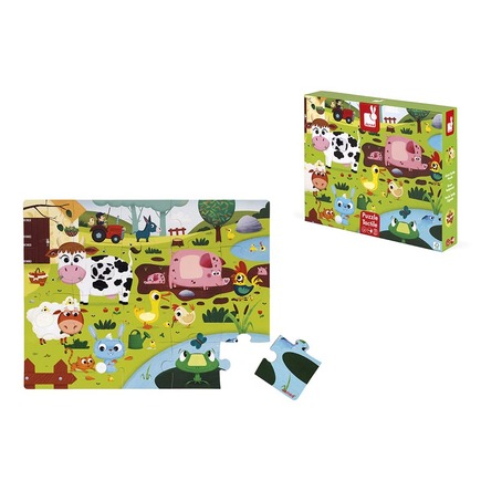 Puzzle Tactile Ferme  JANOD - 6