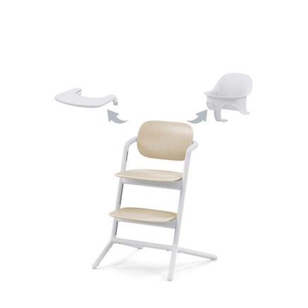 Chaise haute LEMO 3en1 SET Sand White CYBEX