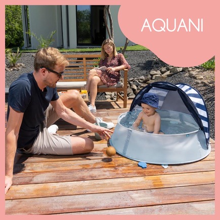 Aquani Aire de Jeux & Piscine Anti-UV FPS 50+ Marinière BABYMOOV - 7