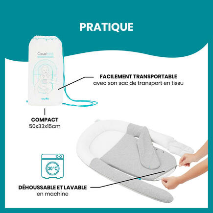 Réducteur de lit Cloudnest Anti-coliques BABYMOOV - 3