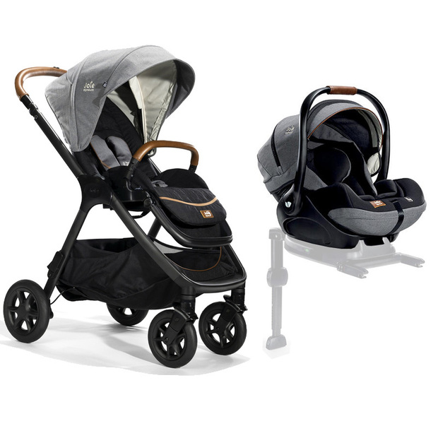 Poussette DUO Finiti + I-Level Recline Carbon  JOIE