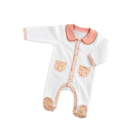 Pyjama 1 Mois avec Col Motif Floral Babywear ESMEE  SAUTHON Baby déco