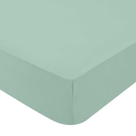 Drap Housse Jersey 70x140 cm Vert De Gris  FEE MOI DORMIR