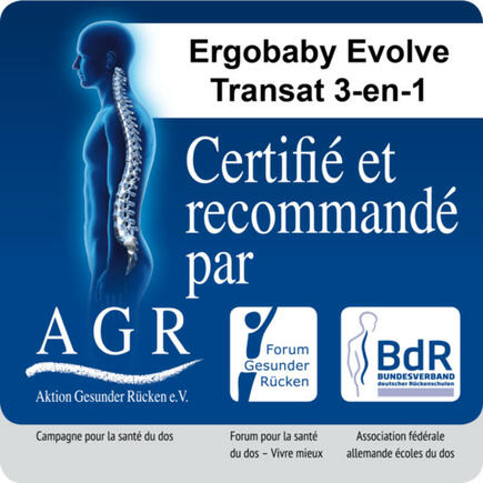 Transat Bébé 3-en-1 Evolve Gris Clair  ERGOBABY - 10