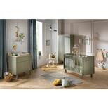 Chambre TRIO Lit 60x120 Commode Armoire ELEONORE Kaki