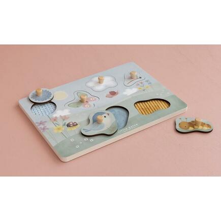 Puzzle tactile Flowers & Butterflies LITTLE DUTCH - 3