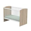 Lit bébé 60x120 ACCESS Blanc Bois SAUTHON