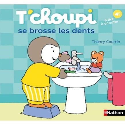 Livre T'choupi brosse les dents NATHAN