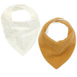 Bavoirs bandanas en set de 2pc CHARLIE