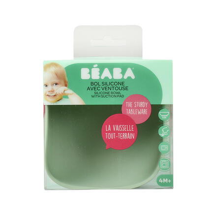 Bol silicone ventouse Sage green BEABA - 5