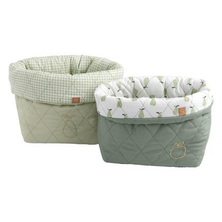 Lot de 2 panières BOTANICA SAUTHON Baby déco