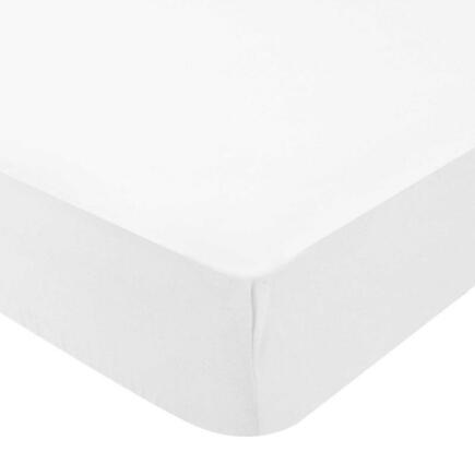 Drap-housse Jersey BIO 60 x 120 cm Blanc FEE MOI DORMIR