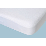 Protège-matelas éponge BIO 60 x 120 cm Blanc