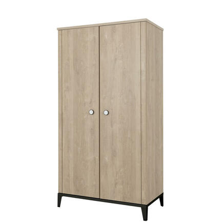 Armoire 2 portes Marcel Black GALIPETTE - 3