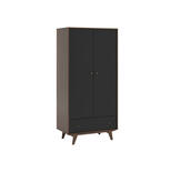 Armoire MID Noir/Noix