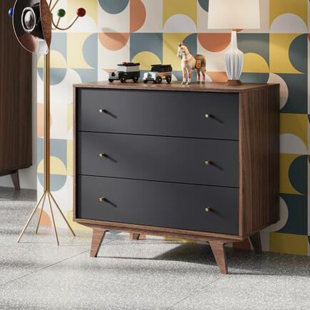 Commode MID Noir/Noix VOX - 6