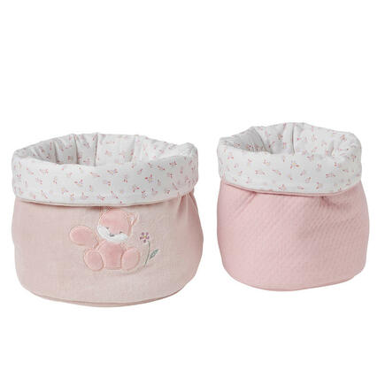 Set de 2 Paniers de Soins Rose ALICE & POMME NATTOU