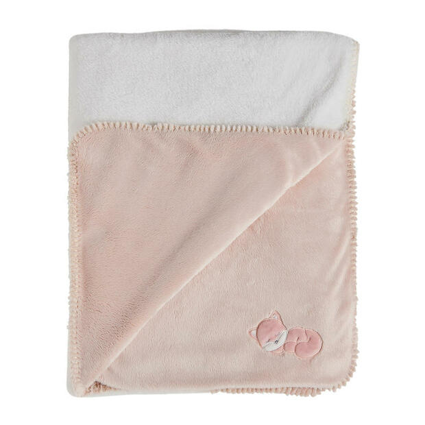 Couverture Ultra Douce Rose ALICE & POMME NATTOU