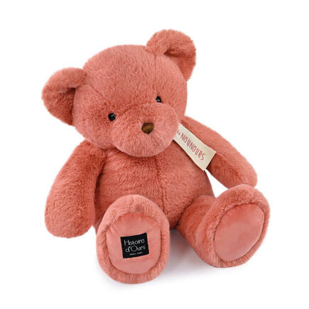 LE NOUNOURS Rose praline 40 cm HISTOIRE D'OURS