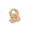 Hochet Anneau de Dentition Bois et Silicone Tortue Trois Petits Lapins Multicolore MOULIN ROTY - 3