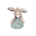 Doudou Lapin Musical Trois Petits Lapins Sauge