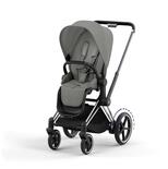 Poussette e-PRIAM Chrome Black Mirage Grey 2023