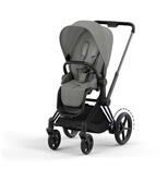 Poussette e-PRIAM Matt Black Mirage Grey 2023